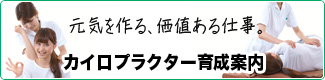 カイロプラクター育成案内